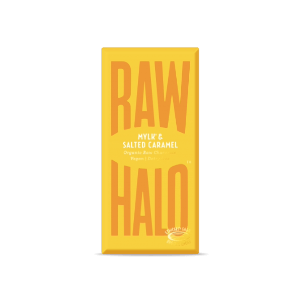 Raw Halo Mylk & Salted Caramel Chocolate Bar